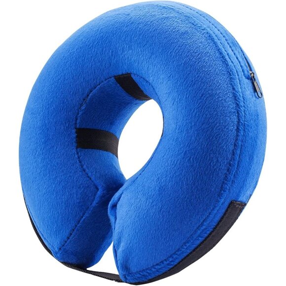 Inflatable dog protective Collar Soft Pet Recovery Large cone alternative - Picture 1 of 9